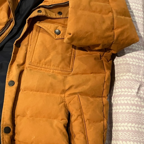 Timberland Mt Davis downfilled coat  Mens Size Medium Wheat color - Picture 15 of 15